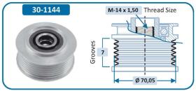 Ijs Group 301144 - (*) POLEA ALTERNADOR HONDA