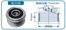 Ijs Group 301145 - (*) POLEA ALTERNADOR HYUNDAI - KIA