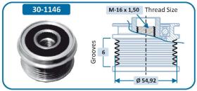Ijs Group 301146 - (*) POLEA ALTERNADOR HYUNDAI - KIA