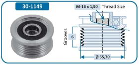Ijs Group 301149 - POLEA ALTERNADOR