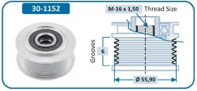 Ijs Group 301152 - (*) POLEA ALTERNADOR HONDA