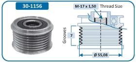 Ijs Group 301156 - POLEA ALTERNADOR