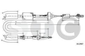 STC T482929 - CABLE EMBRAGUE R 21 TURBO DS