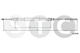 STC T480661 - CABLE FRENO SERIE 5 ALL    W/NUT-C/DAD