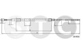 STC T480659 - CABLE FRENO 318 COMPACT ALL (E36) DX/S
