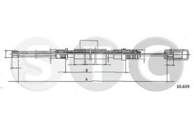 STC T482794 - CABLE FRENO 504 CAMIONETTE DX-RH