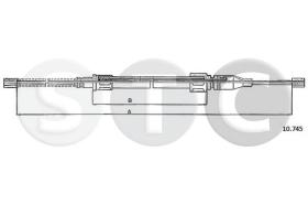 STC T483717 - CABLE FRENO POLO/DERBY
