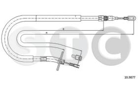STC T480965 - CABLE FRENO SPRINTERCH.3550 MOD.741.4