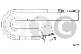 STC T480968 - CABLE FRENO SPRINTERMOD.411/410/412 D
