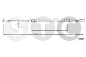 STC T483751 - CABLE FRENO LT35 CH.3550 RUOTE GEMELLA