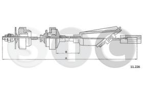 STC T480710 - CABLE EMBRAGUE AX ALL