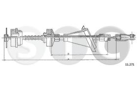STC T482687 - CABLE EMBRAGUE 104 ALL-TALBOT SAMBA AL