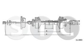 STC T482695 - CABLE EMBRAGUE 205 ALL CAMBIO/GEAR BH3