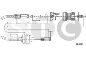 STC T482710 - CABLE EMBRAGUE 406 ALL 2,0 16V-1,9TD E