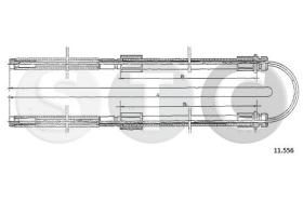 STC T481767 - CABLE FRENO TRANSIT 80-120