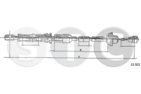 STC T481876 - CABLE ACELERADOR FIESTA DIESEL