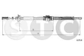 STC T481548 - CABLE ACELERADOR DUCATO DS 2,0 (CH.505