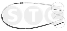 STC T481360 - CABLE FRENO DOBLO' VAN/FURGONE ALL DX-