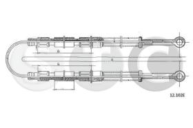 STC T483243 - CABLE FRENO MARBELLAALL