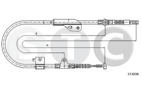 STC T482324 - CABLE FRENO PRIMERA P11 1,8 16V-DS-TDS