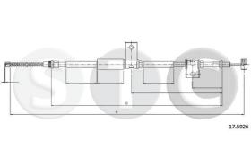 STC T483349 - CABLE FRENO SAMURAI SJ413 ALL SX-LH