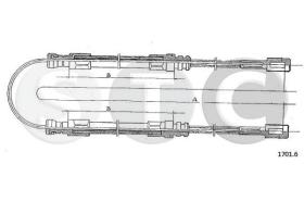 STC T481291 - CABLE FRENO DAILY TURBO 45.10-49.10