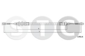 STC T481524 - CABLE ACELERADOR DAILY 30.8 - 35.8 - 4