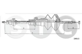 STC T481417 - CABLE ACELERADOR PANDA 750/1000 - 4X4