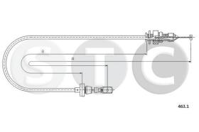 STC T481532 - CABLE ACELERADOR BRAVO ALL