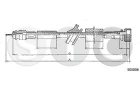STC T480913 - CABLE CUENTAKILOMETROS 200-200D-220D-2