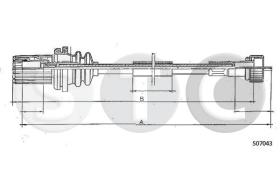 STC T481220 - CABLE CUENTAKILOMETROS DUNA MM.?1100