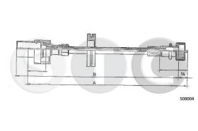 STC T481733 - CABLE CUENTAKILOMETROS FIESTA (SENZA S