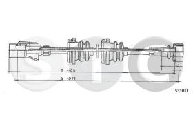 STC T483655 - CABLE CUENTAKILOMETROS POLO ALL S/SERV