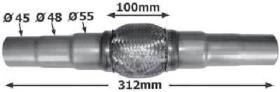 STC T402045 - FLEXIBLE ESCAPE 312MM