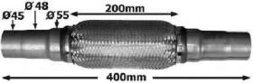 STC T402047 - FLEXIBLE ESCAPE 400/200MM