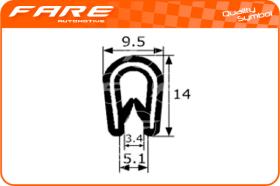 FARE 1332 - PERFIL CONTORNO CHAPA CON ANIMA MET