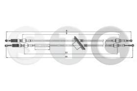 STC T481161 - *** CABLE CAMBIO DOBLO' ALL 1,2-1,9JTD