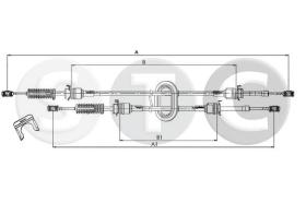 STC T482427 - *** CABLE CAMBIO INTERSTAR ALL
