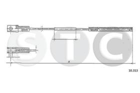 STC T483610 - *** CABLE EMBRAGUE TRANSPORTER (36HP)