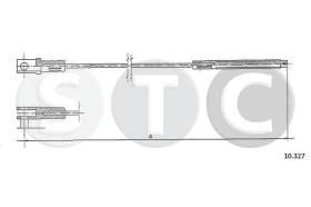 STC T483611 - *** CABLE EMBRAGUE TRANSPORTER (36/40HP)
