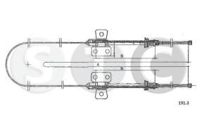 STC T481271 - CABLE FRENO 132 ALL
