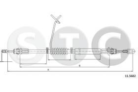 STC T481857 - CABLE FRENO TRANSIT ALL RWD CAB SERIE