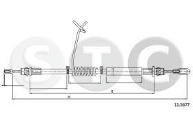 STC T481866 - CABLE FRENO TRANSIT ALL RWD CAB RUOTE
