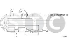 STC T483304 - CABLE FRENO FORESTERALL 2,0 DX-RH