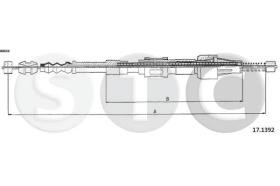 STC T483415 - CABLE FRENO TERCEL AL25 - 4WD DX-RH
