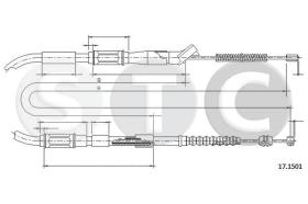 STC T483439 - CABLE FRENO CAMRY SV21-2VZ 2,0-2,5   D