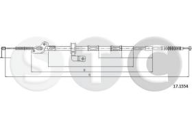 STC T483516 - CABLE FRENO RAV4 5DOORS DX-RH