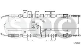 STC T483904 - CABLE FRENO TICO ALL