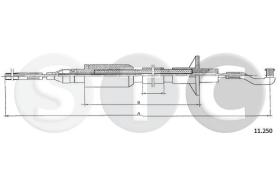 STC T482380 - CABLE EMBRAGUE ASCONA C ALL
