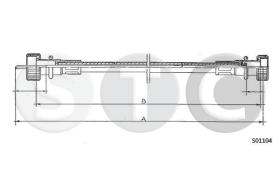 STC T480465 - CABLE CUENTAKILOMETROS 2000 GTV - 2000